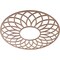 Ekena Millwork Cannes Wood Fretwork Pierced Ceiling Medallion, Wood (Paint Grade), 34"OD x 11 5/8"ID x 3/8"T CMWP34X34X0375CNMF - alternate 5